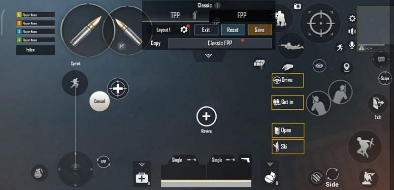  PUBG Mobile Best 4 finger claw settings and layout