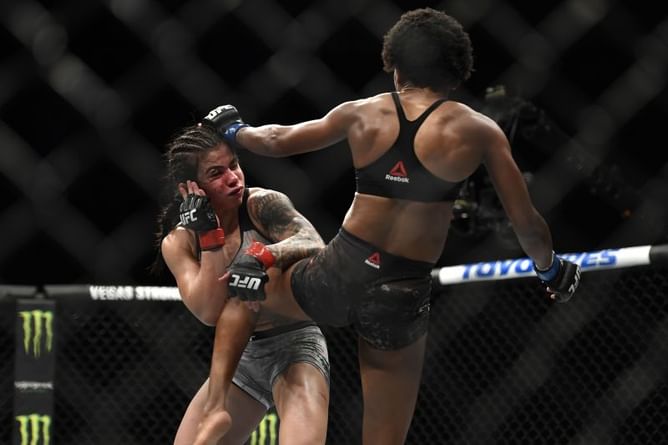 Angela Hill wants a quick return post-loss to Claudia Gadelha at UFC on ESPN 8