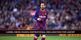 Lionel Messi lends a voice to children around the world who are ‘hidden victims’ of COVID-19