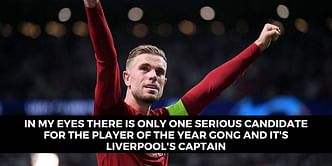EPL and Liverpool great believes Jordan Henderson deserves Player of the Year award