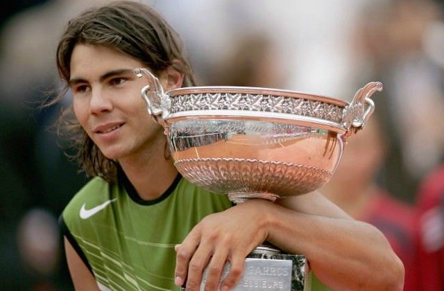 Rafael Nadal at Roland Garros 2005