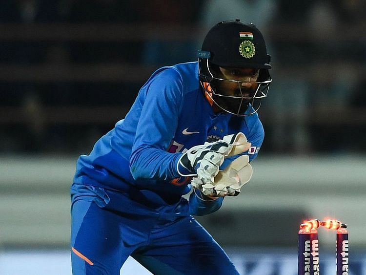 KL Rahul kept for the Indian cricket team during the New Zealand series