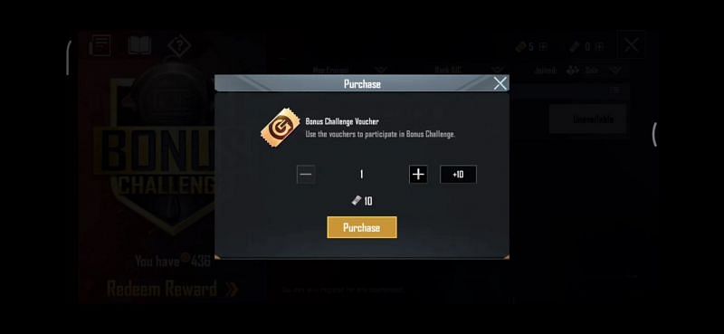 Purchasing the Bonus Challenge Voucher