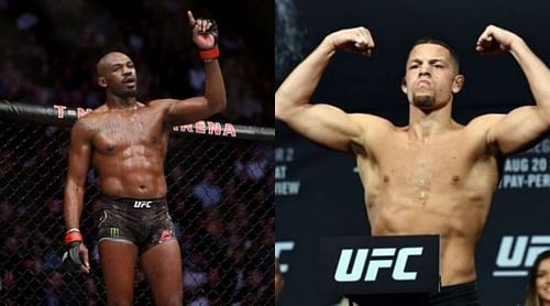 Jon Jones and Nate Diaz