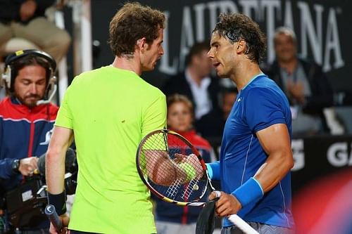 Andy Murray and Rafael Nadal