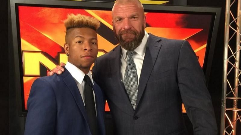 Triple H welcomes Lio Rush to WWE