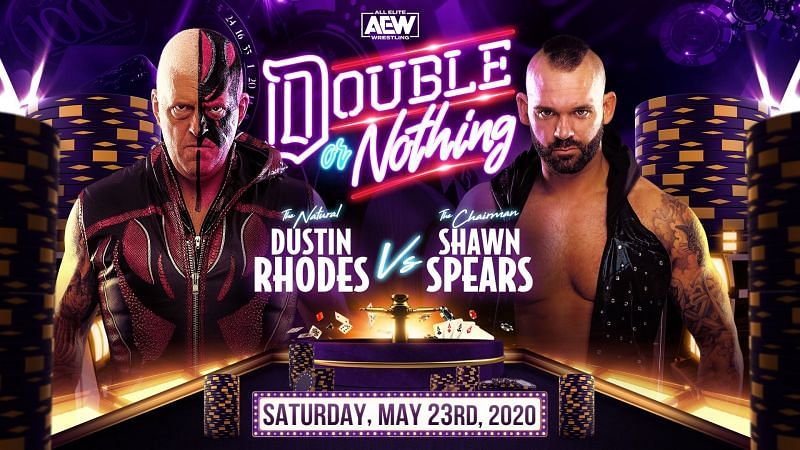 &#039;The Natural&#039; Dustin Rhodes will take on &#039;The Chairman of AEW&#039; Shawn Spears at Double or Nothing