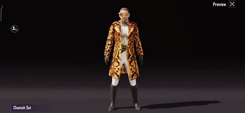 Cheetah Outfit - 21000 BP for 3 days and 42000 BP for 7 days