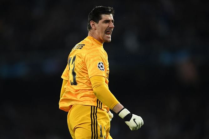 Real Madrid goalkeeper Thibaut Courtois delighted to be back in training
