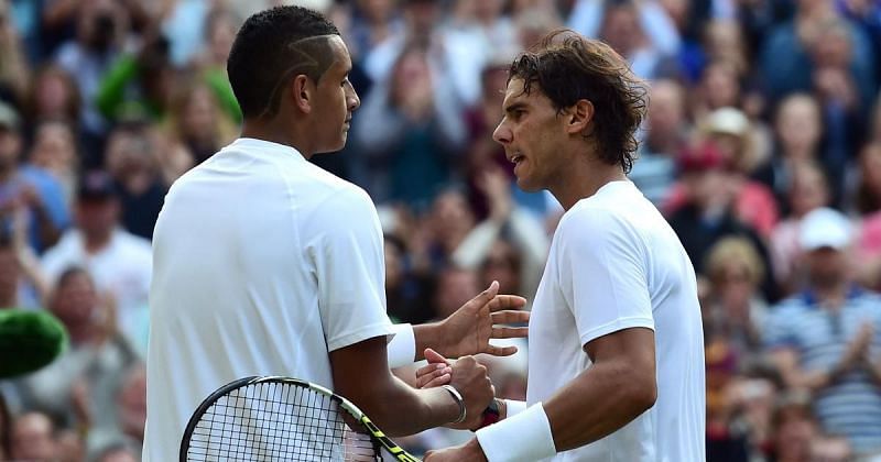 A teenage Nick Kyrgios stunned Rafael Nadal in the 2014 Wimbledon fourth round
