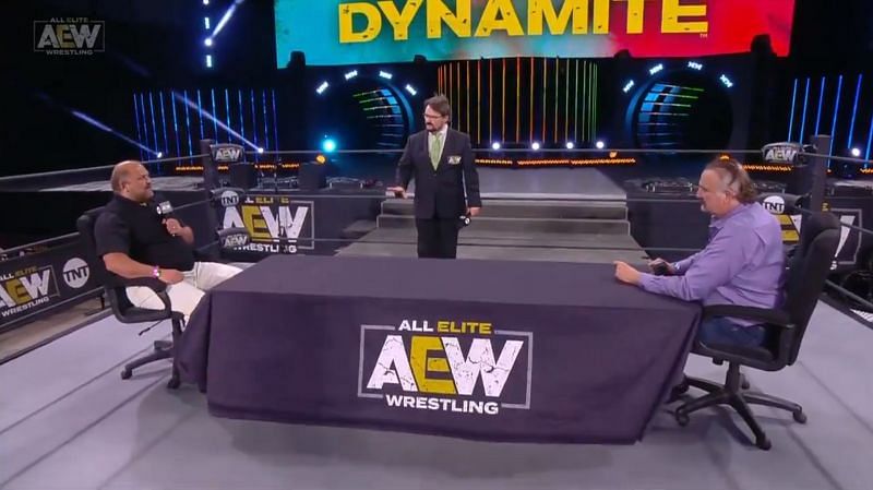 Jake Roberts and Arn Anderson continued to hype up the TNT Championship Match