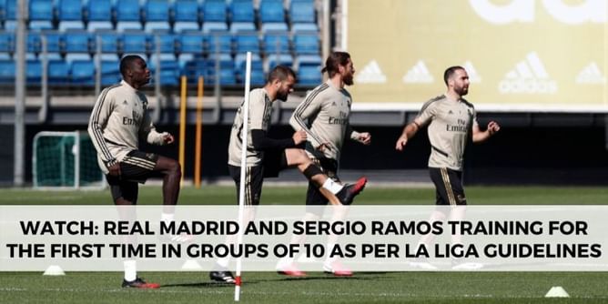 Real Madrid captain Sergio Ramos posts update as La Liga giants resume team training