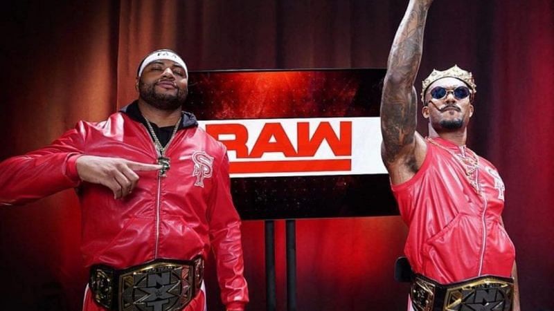 The Street Profits at the start of their RAW appearances