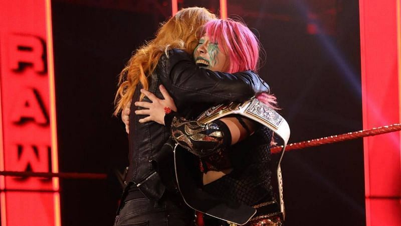 Asuka and Becky Lynch