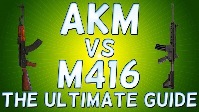 AKM VS M416 in PUBG Mobile