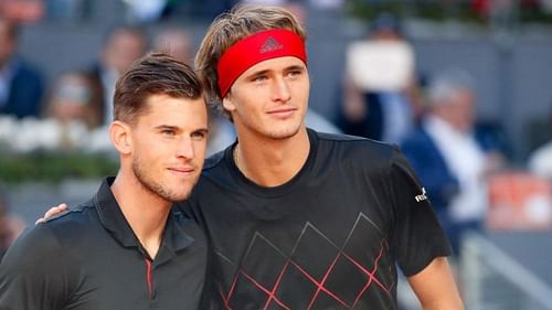 Dominic Thiem and Alexander Zverev