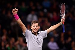 Dominic Thiem working on his backhand and net play during COVID-19 break