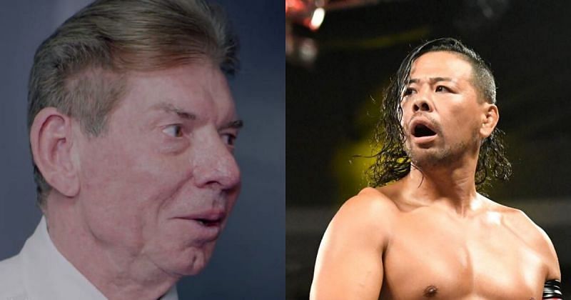 Vince McMahon and Shinsuke Nakamura.