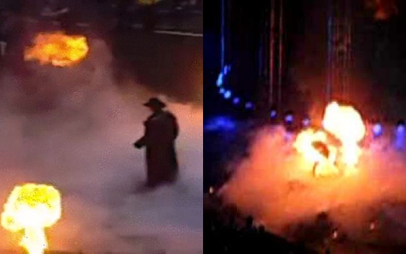 Only The Undertaker could no-sell fire