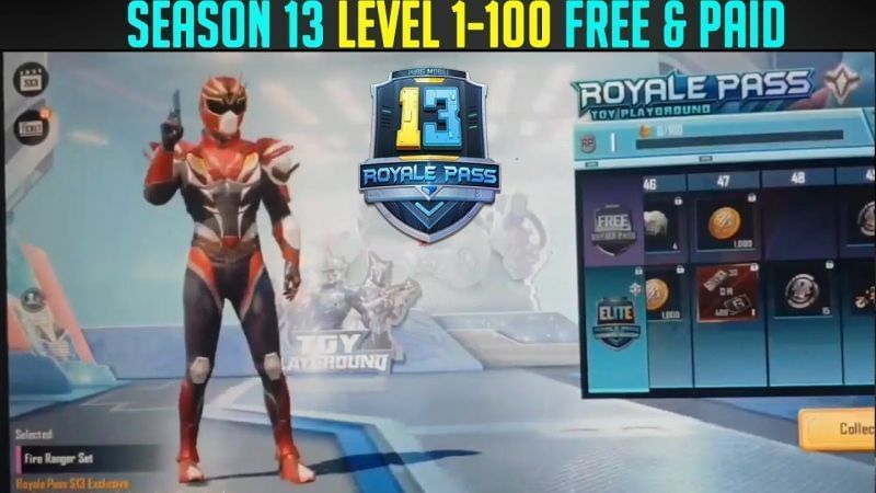 PUBG Mobile Season 13 Royale Pass Rewards (Credits: Ghost Gaming)