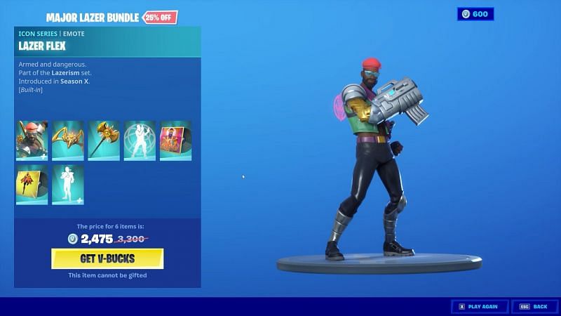 &#039;Major Lazer&#039; Bundle is available in the Fortnite item shop today.