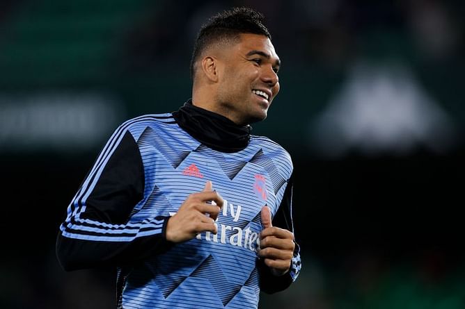 Real Madrid star Casemiro in good spirits ahead of La Liga return