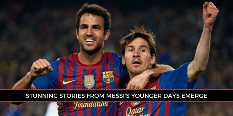 Fabregas shed light on Lionel Messi in his younger days