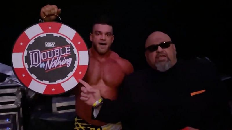 Brian Cage debuted for AEW at Double or Nothing.