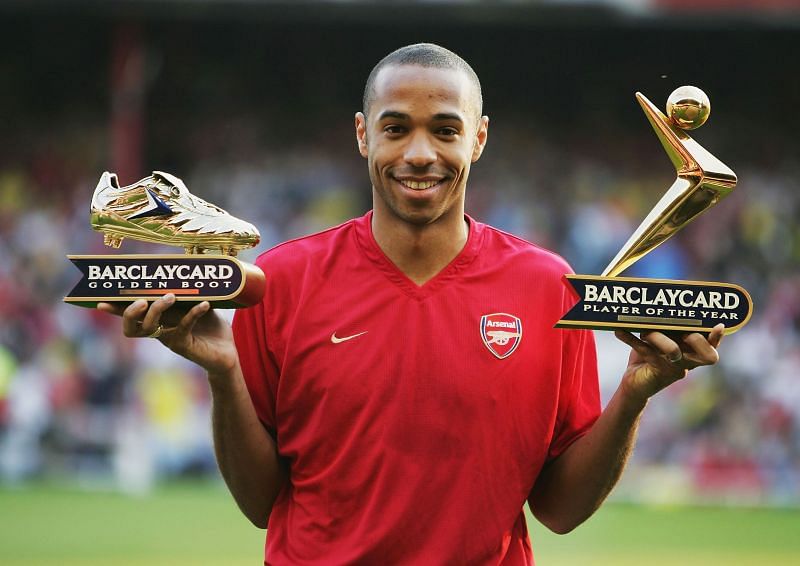 Thierry Henry won a host of awards for his incredible 2003/04 season