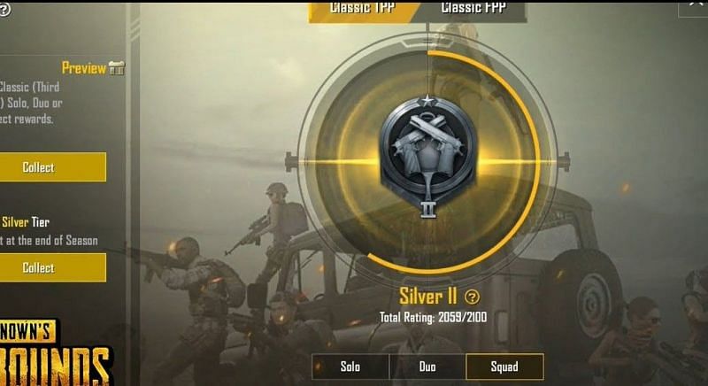 PUBG Mobile Silver Rank