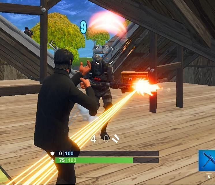 Fortnite Pump Shotguns are known to have inconsistent damage rates (Image Credit: u/yluom)