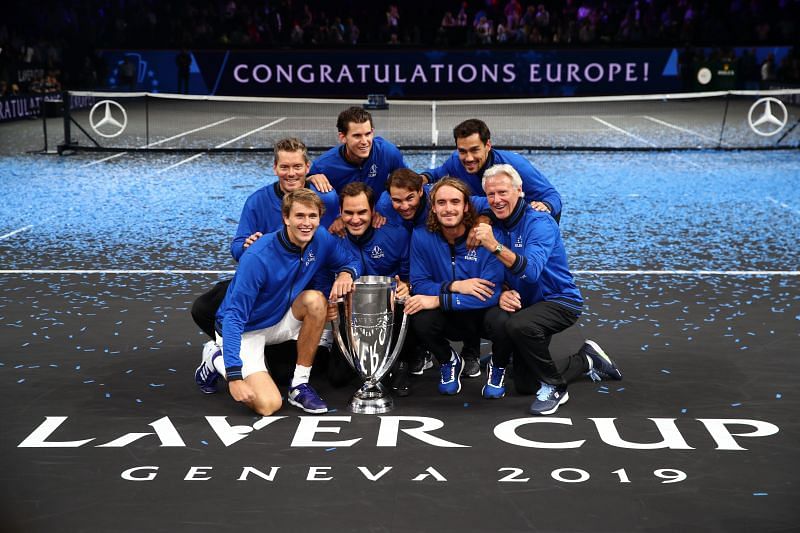 Roger Federer, Rafael Nadal and Stefanos Tsitsipas helped Europe win the Laver Cup 2019