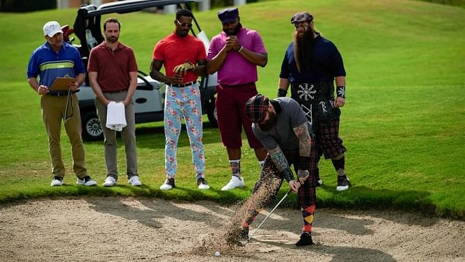 Where did Montez Ford get his "Fancy" golf pants from?