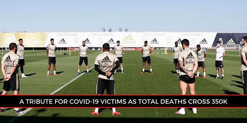 Real Madrid have a minute of silence for victims of COVID-19