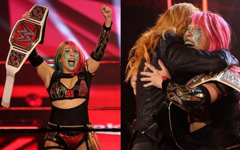 Asuka won the RAW Women&#039;s Championship for the first time in WWE career
