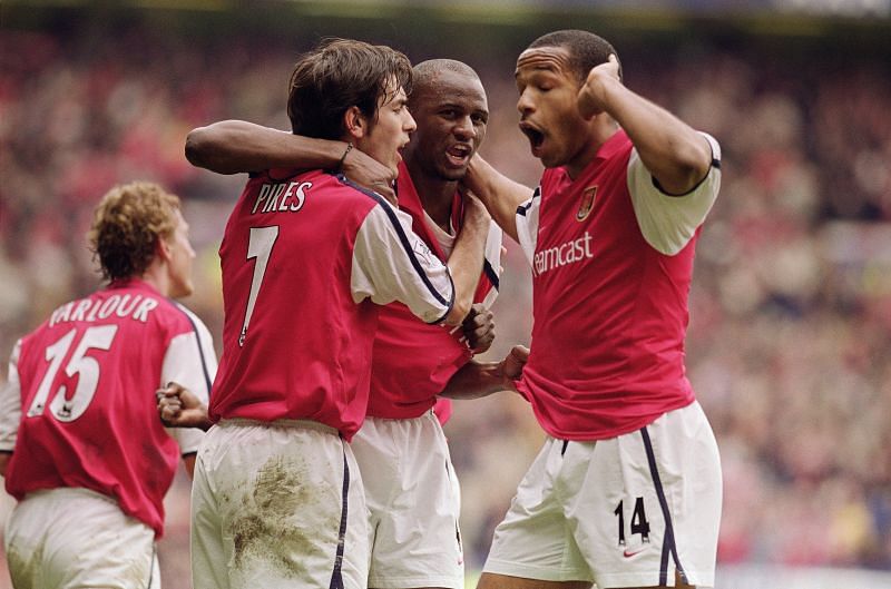 Patrick Vieira, Robert Pires, Thierry Henry- The iconic French trio of Arsenal