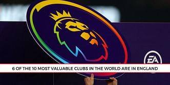 Real Madrid crowned most valuable club in Europe as EPL top six dominate list