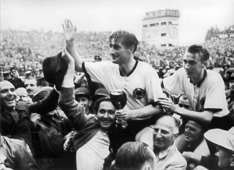 Fritz Walter at the 1954 World Cup. Image Credits: thesefootballtimes.co