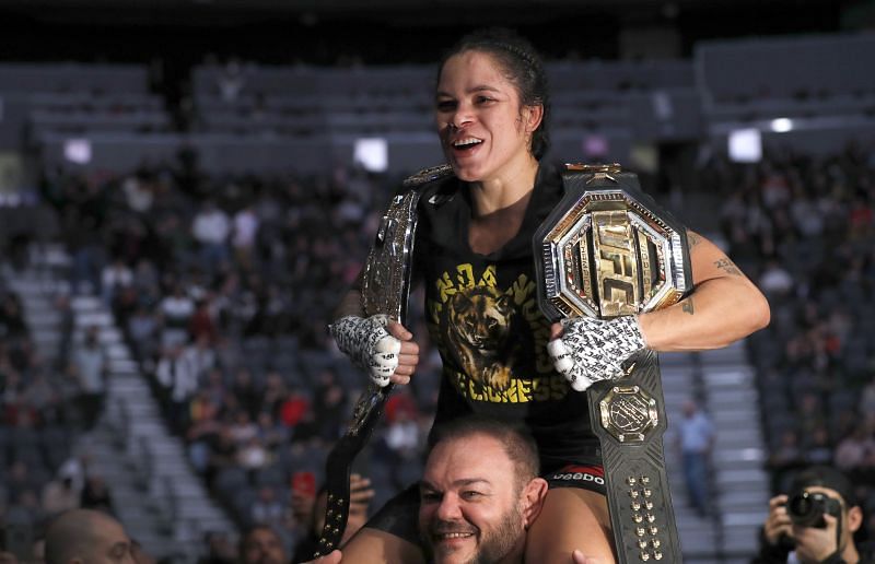 Amanda Nunes defends her featherweight title against Felicia Spencer at UFC 250