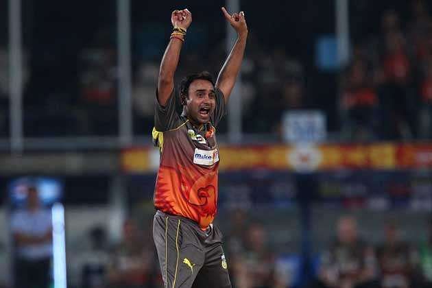 Amit Mishra took a hat-trick for SRH against Pune Warriors India.