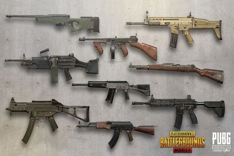 PUBG Guns