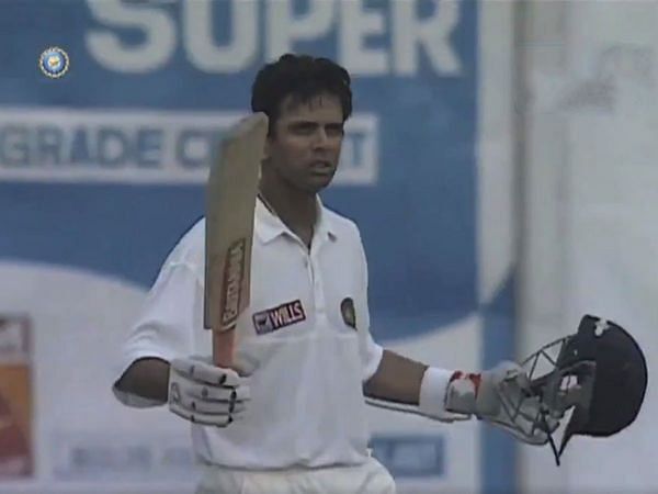 राहुल द्रविड़ ने सचिन तेंदुलकर के साथ 331 रनों की विश्व रिकॉर्ड साझेदारी निभाई थी (Photo - BCCI Video)