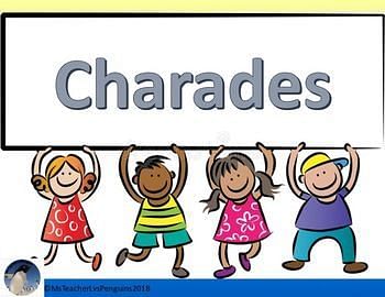 Charades. Image: Teachers Pay Teachers