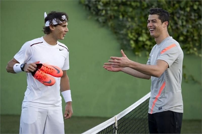 Rafael Nadal and Cristiano Ronaldo