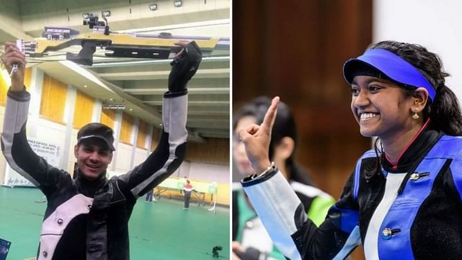 Divyansh Singh Panwar, Elavenil Valarivan retain top spot in ISSF World rankings