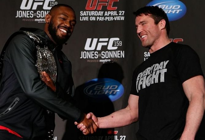Chael Sonnen and Jon Jones indulge in verbal sparring once again