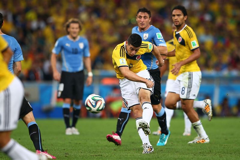 CJames Rodriguez won the 2014 World Cup golden boot and also the Puskas award for this goal