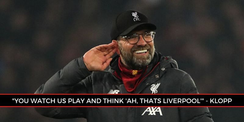 Klopp revealed that Liverpool have created an identity