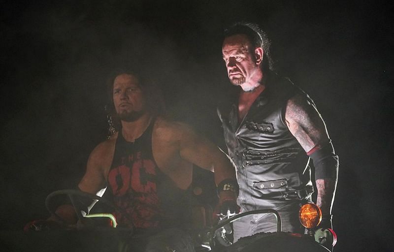 The Undertaker vs AJ Styles from WrestleMania