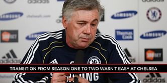 Veteran EPL manager Carlo Ancelotti on struggles at Chelsea after his first season